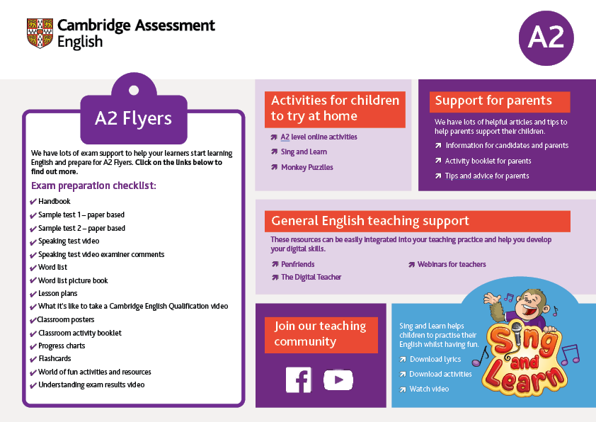 Comment Pr parer Le Test A2 Flyers Cambridge English